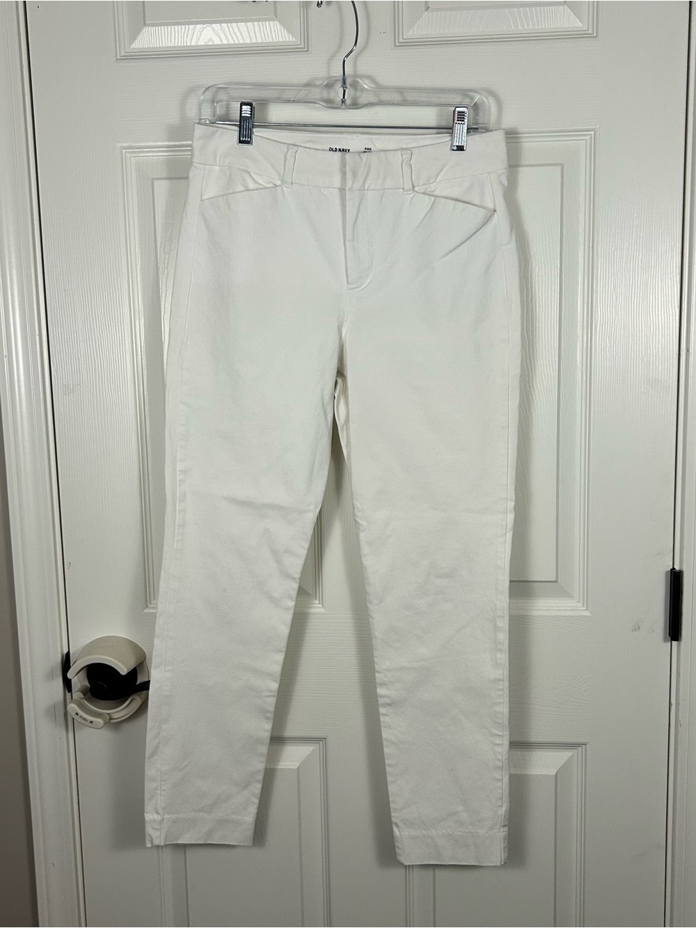 Old Navy Pixie High Rise Pants Size 8 White